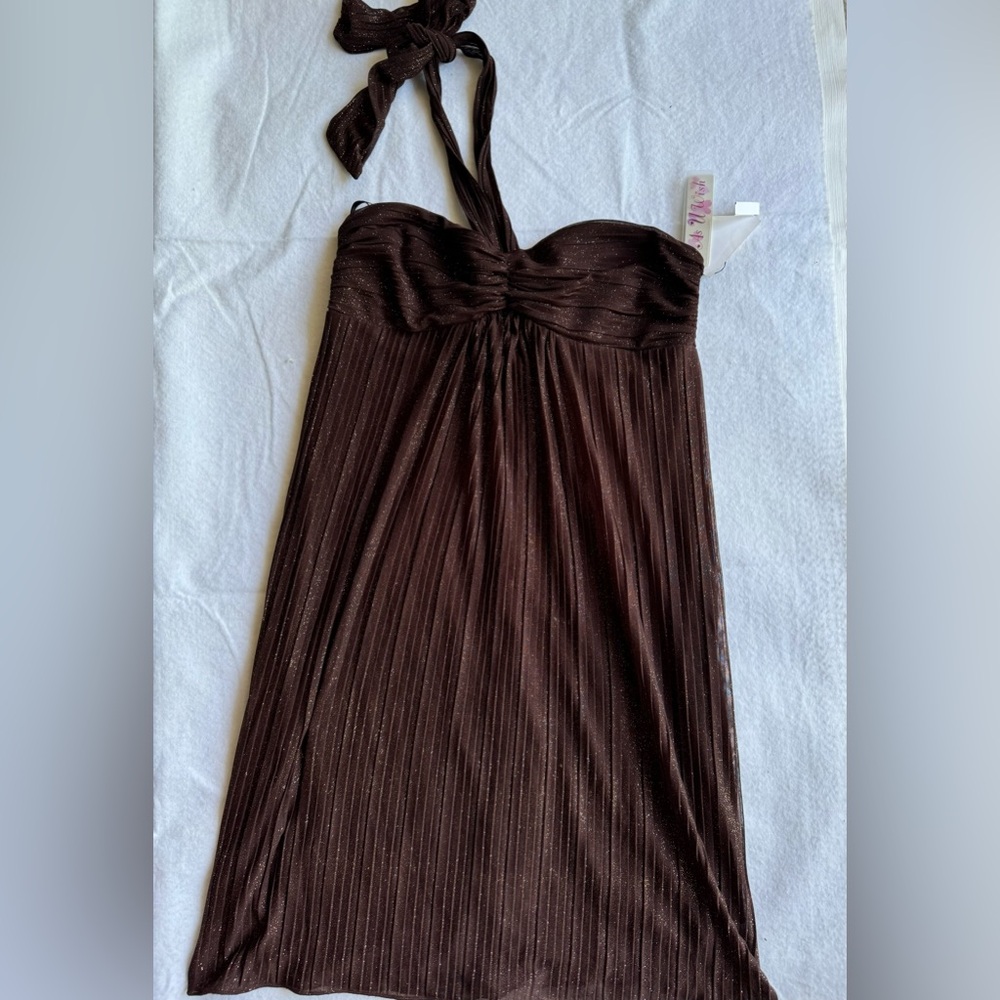Brand new Chocolate brown dress